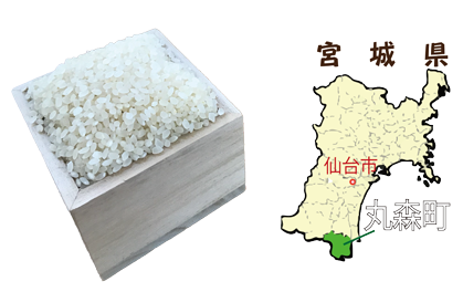 桝に入ったコメの写真